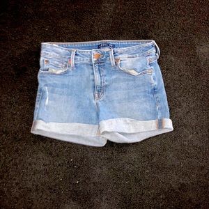 Light blue women shorts